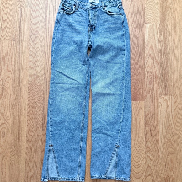 We The Free High-Rise Button-Fly Split Hem Jeans (26) - Picture 2 of 16